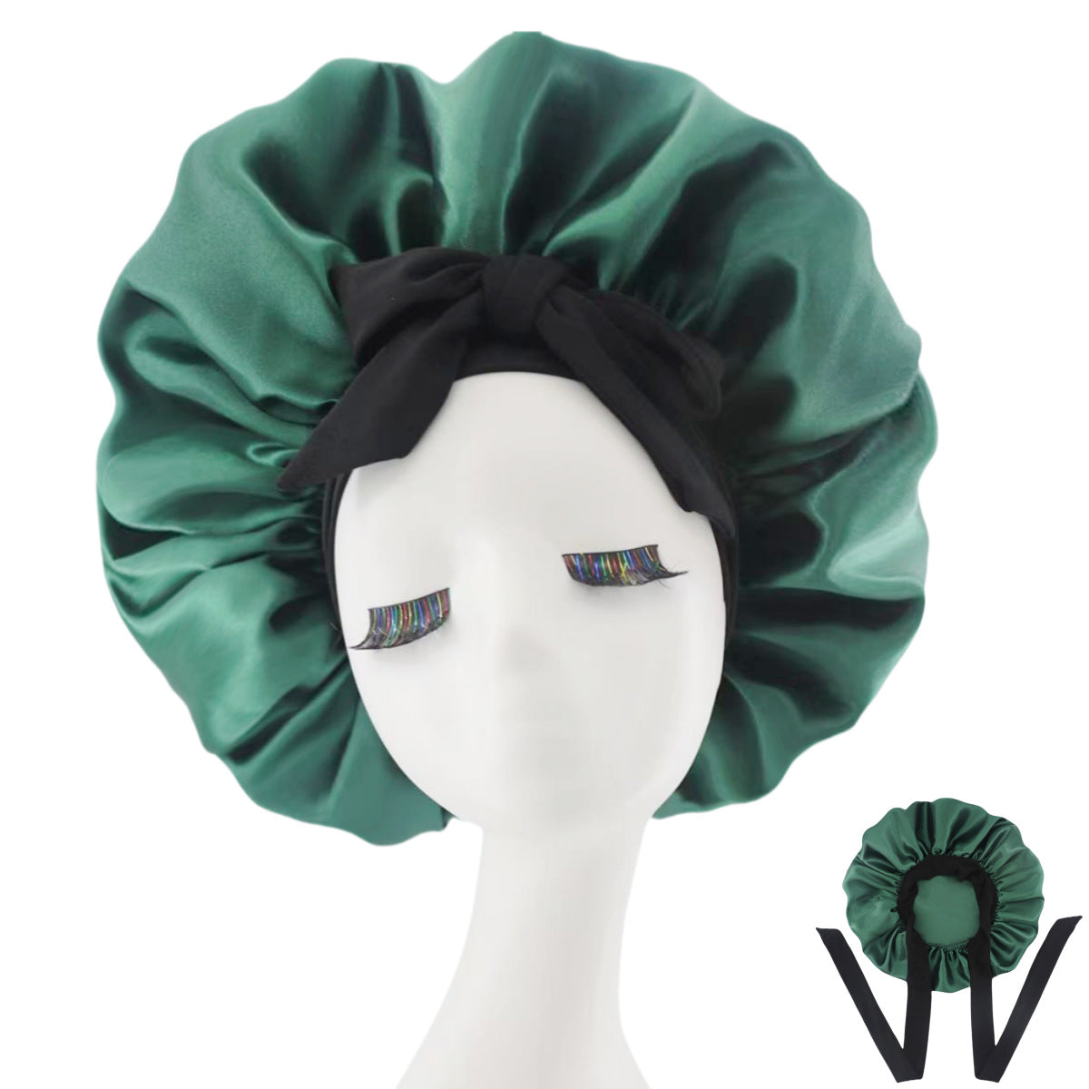 Luxury Silk Sleep Cap-Anti Frizz, Hair Protection Bonnet