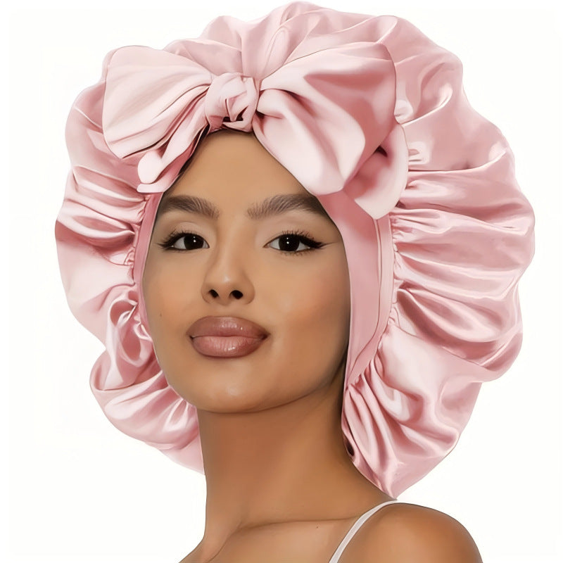 Luxury Silk Sleep Cap-Anti Frizz, Hair Protection Bonnet