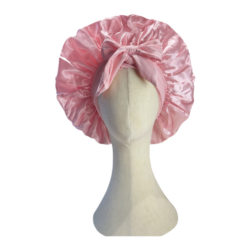 Luxury Silk Sleep Cap-Anti Frizz, Hair Protection Bonnet
