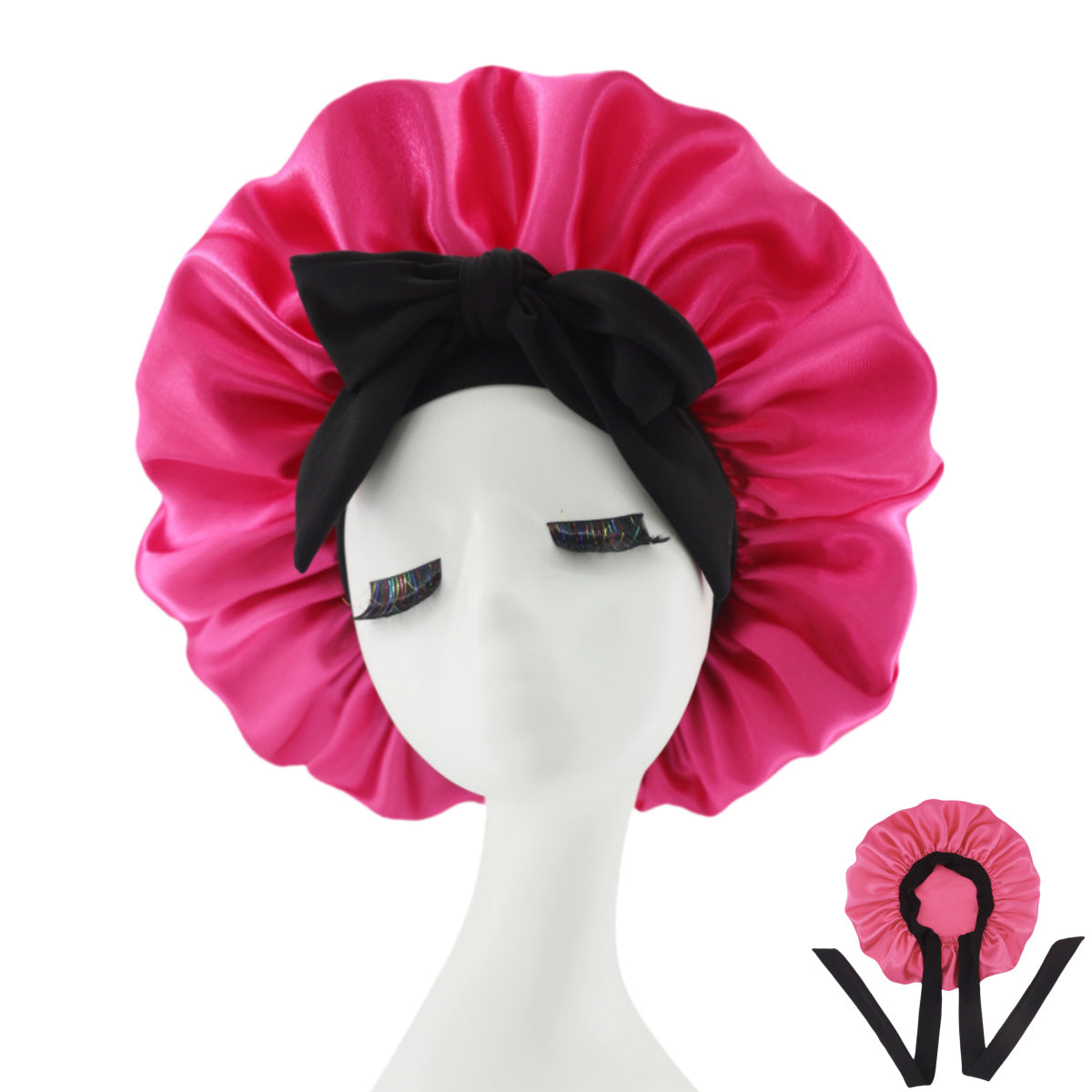 Luxury Silk Sleep Cap-Anti Frizz, Hair Protection Bonnet