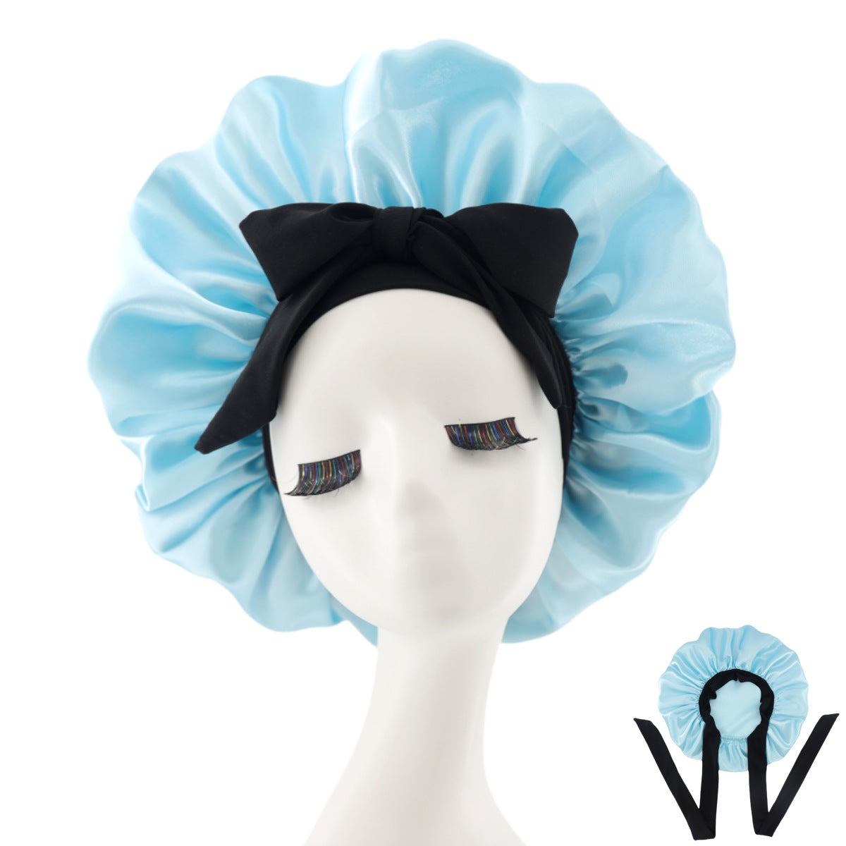 Luxury Silk Sleep Cap-Anti Frizz, Hair Protection Bonnet