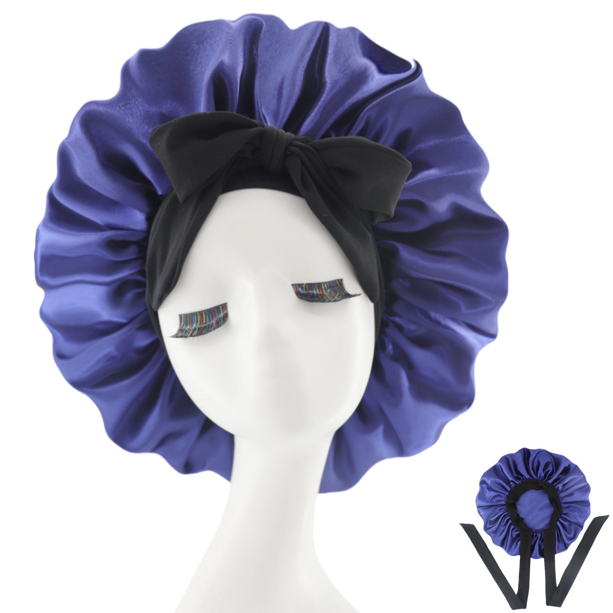 Luxury Silk Sleep Cap-Anti Frizz, Hair Protection Bonnet