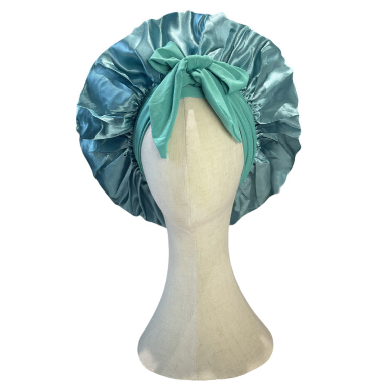 Luxury Silk Sleep Cap-Anti Frizz, Hair Protection Bonnet