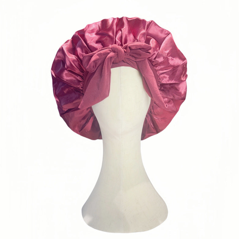 Luxury Silk Sleep Cap-Anti Frizz, Hair Protection Bonnet