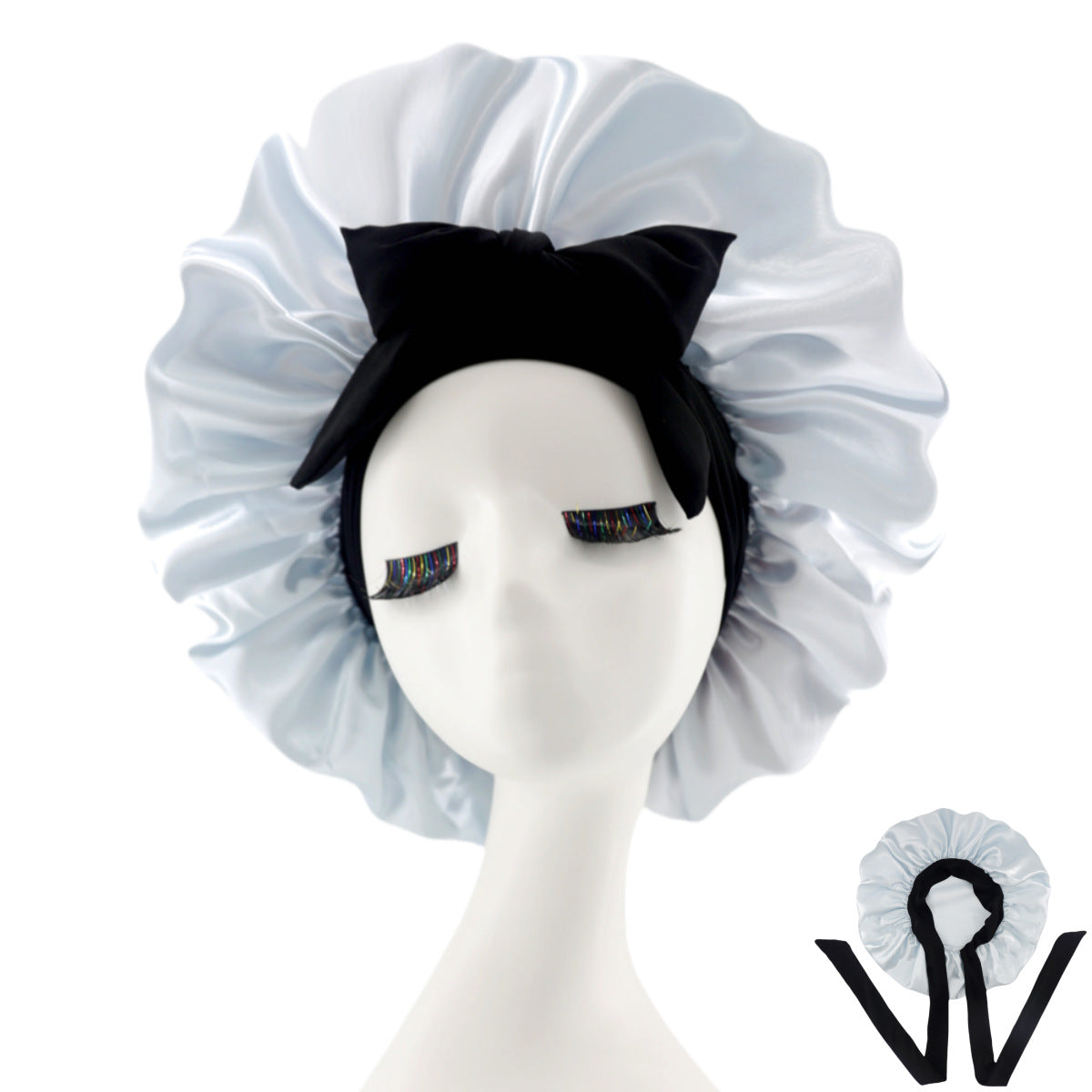 Luxury Silk Sleep Cap-Anti Frizz, Hair Protection Bonnet