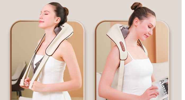 Smart Heated Neck & Shoulder Massager – Deep Relief & Relaxation