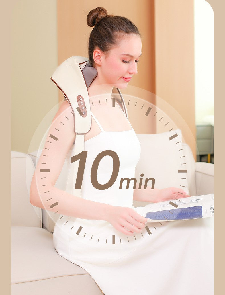 Smart Heated Neck & Shoulder Massager – Deep Relief & Relaxation