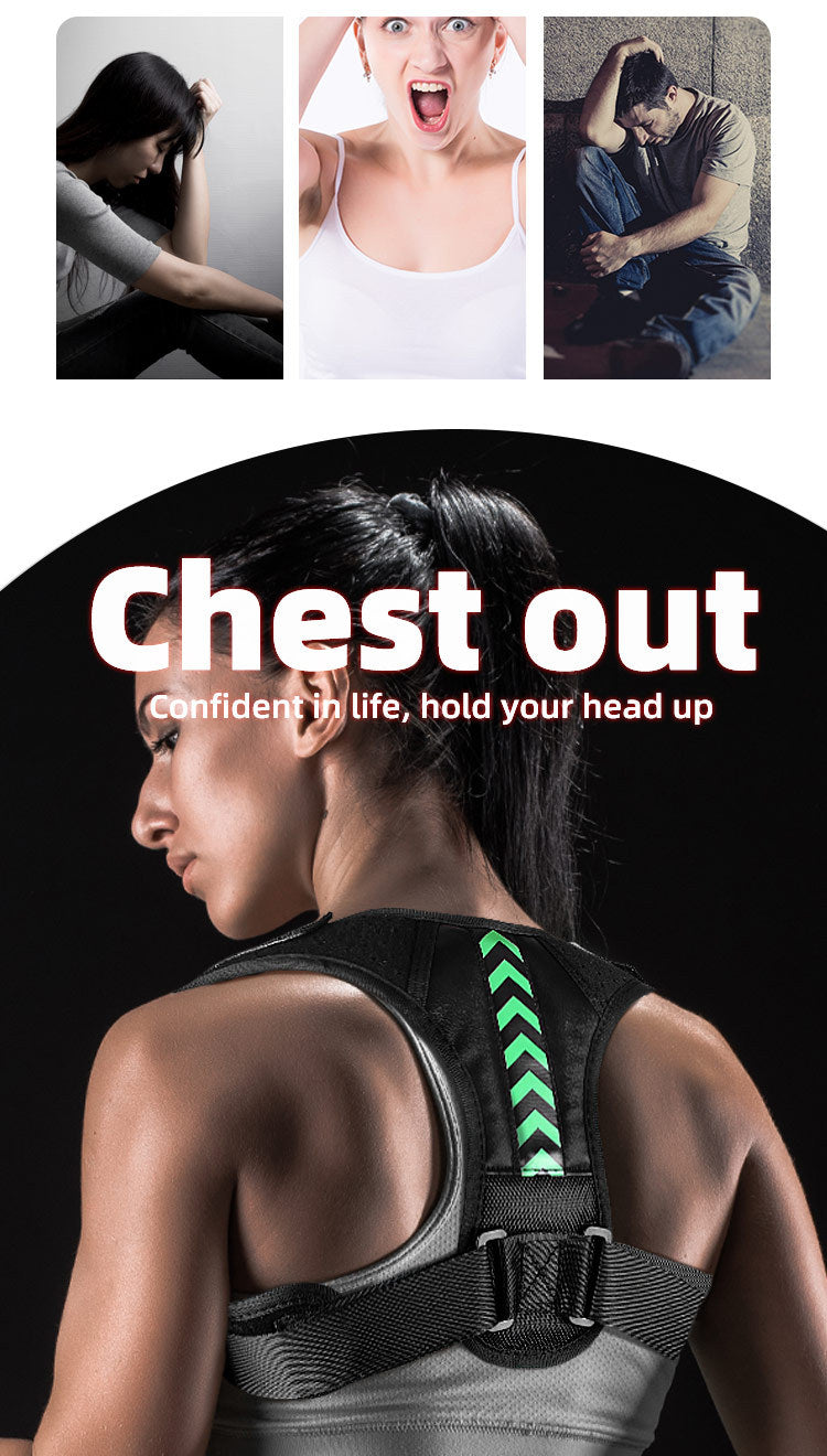 Adjustable Posture Corrector Strap – Back & Shoulder Support for Better Posture