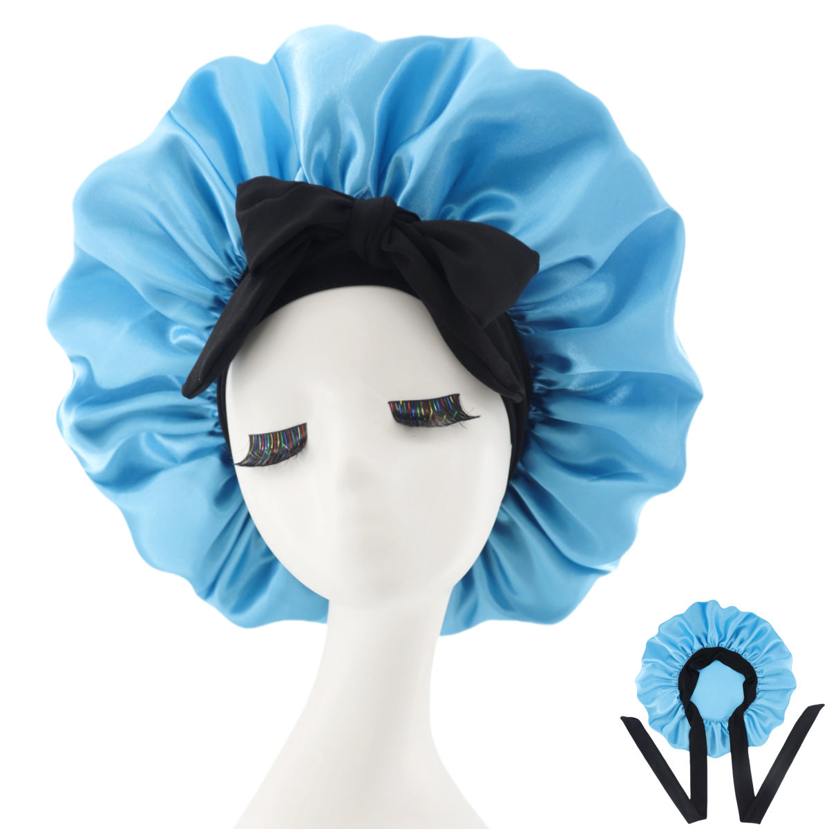 Luxury Silk Sleep Cap-Anti Frizz, Hair Protection Bonnet