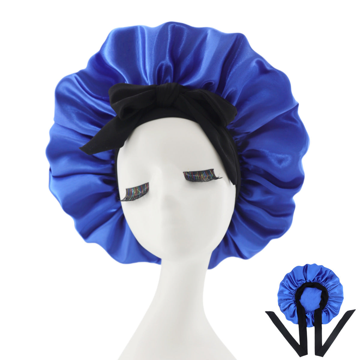 Luxury Silk Sleep Cap-Anti Frizz, Hair Protection Bonnet