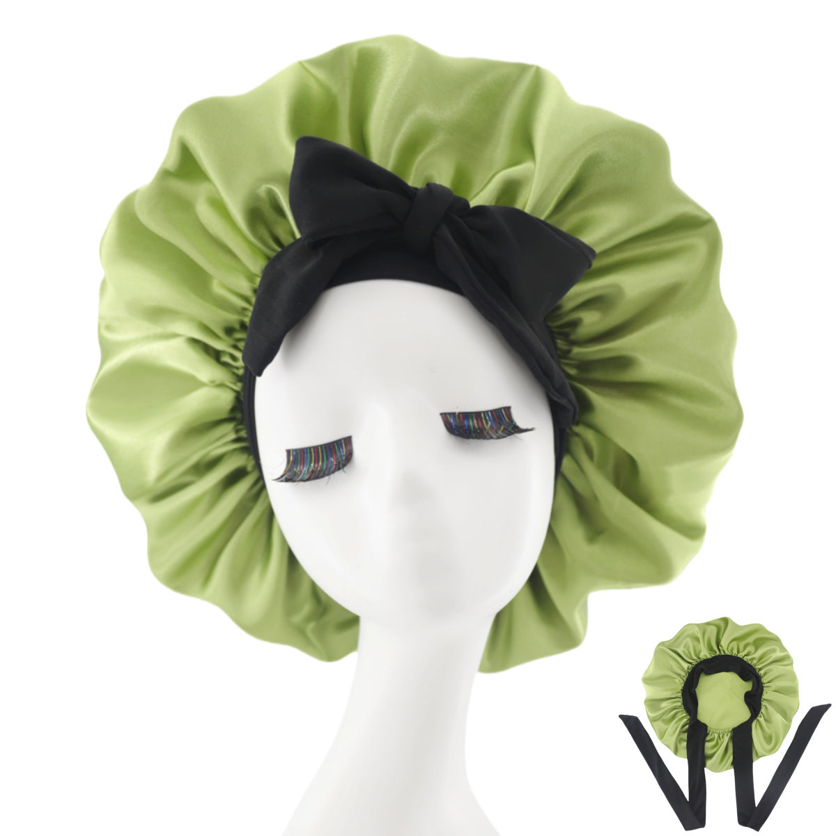 Luxury Silk Sleep Cap-Anti Frizz, Hair Protection Bonnet